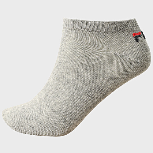 Lot De 3 Paires De Chaussettes Calza F9100 Noir Blanc Gris Chiné