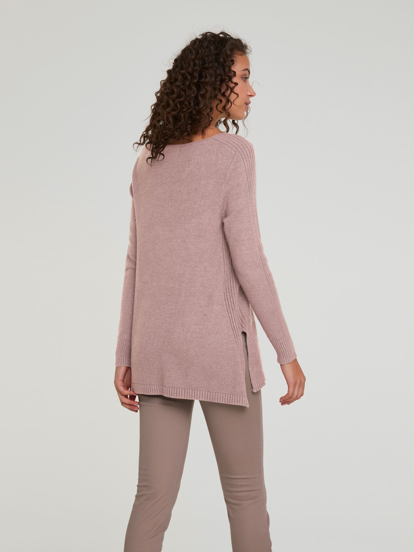 Pull long look intemporel
