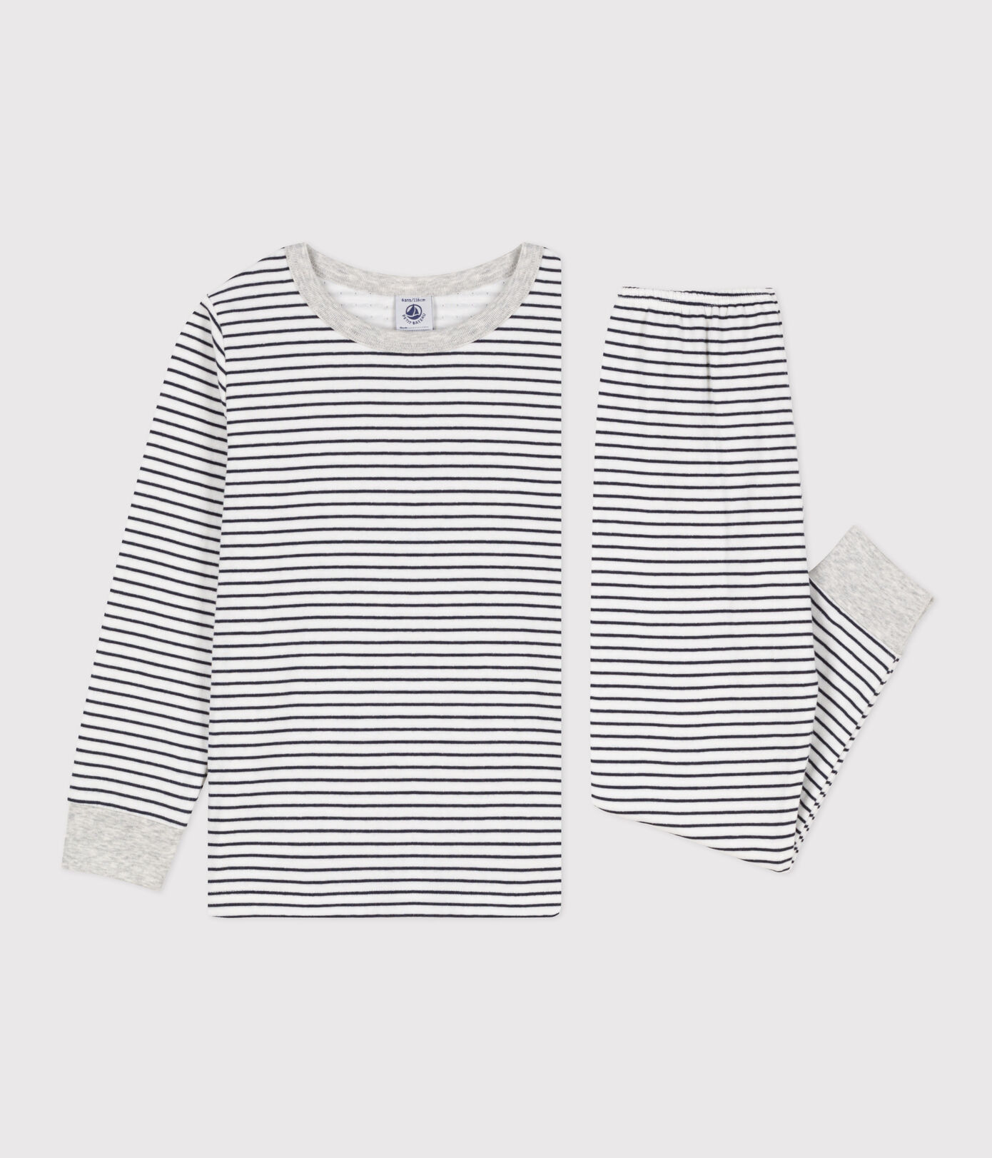 Pyjama rayé petite fille/petit garçon en tubique