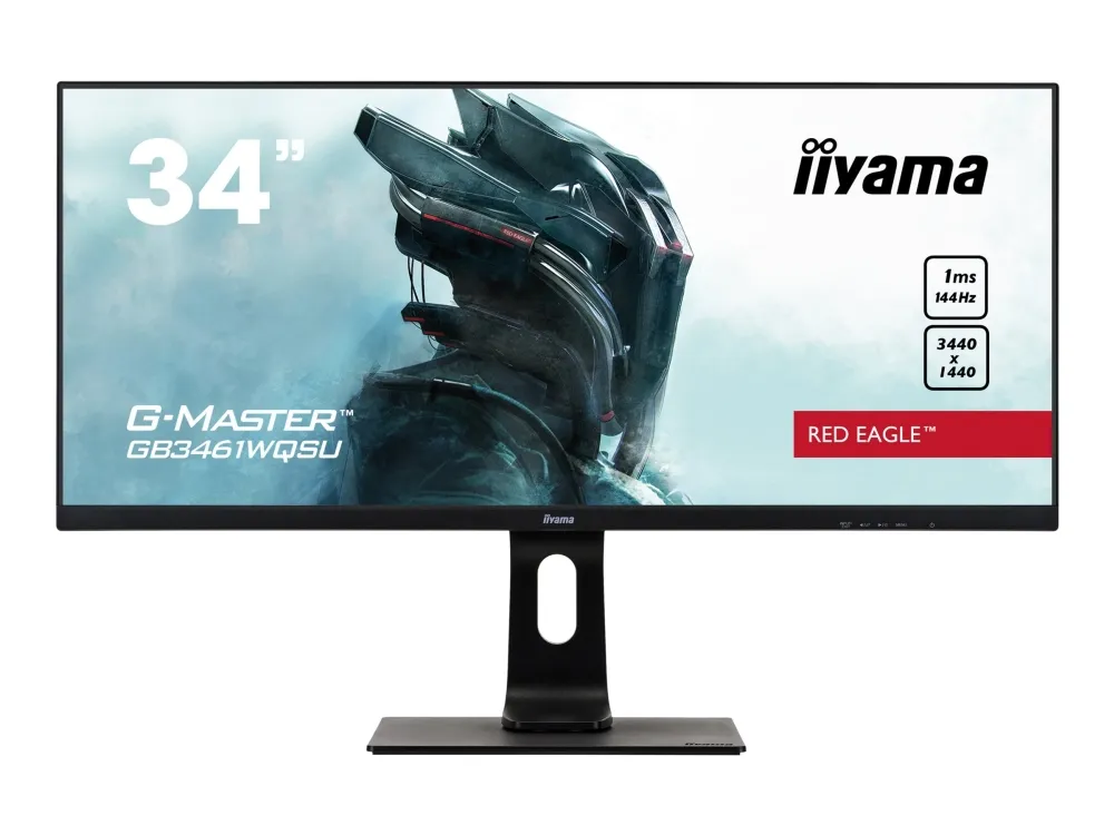 [OUTLET] - iiyama G-MASTER Red Eagle GB3461WQSU-B1 - LED-skærm - 34