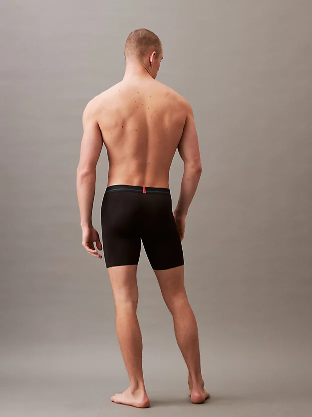 Cuecas Boxer Longas Pro Fit, Pacote com 3 Unidades