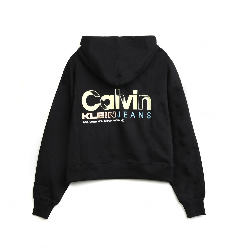Moletom Calvin Klein Jeans Knits Gradient Shift preto