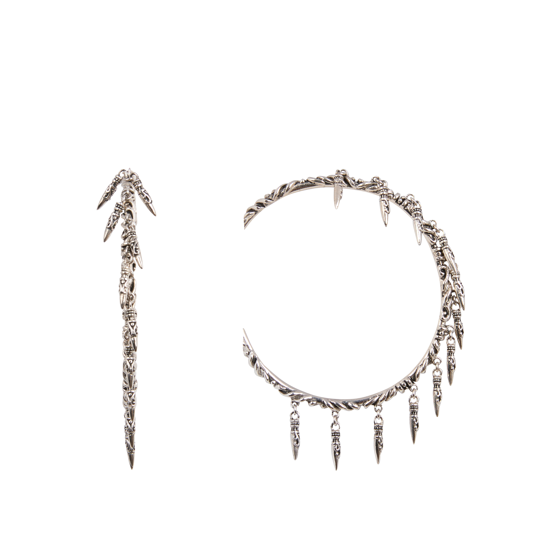 WAROLD - Créoles percées | Argent