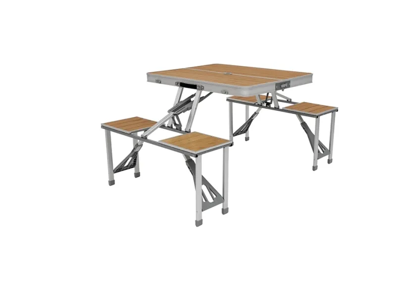 Outwell Dawson, 4 sæde(r), Indbyggede sæder, Aluminium, Brun, 10,6 kg