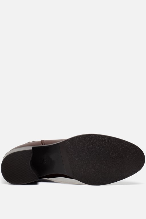 Linea Zeta Chelsea boots bruin Leer