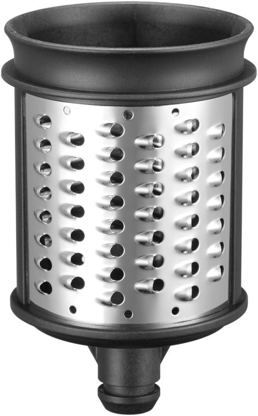 Kitchenaid KSMVSA+KSMEMVSC Gemüseschneider Set, Edelstahl, Silber, Weiß, 7- teilig
