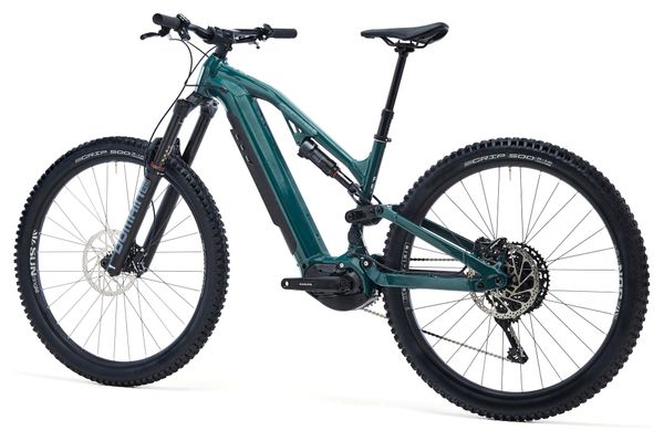 VTT Électrique Tout-Suspendu Rockrider E-Feel 900S Shimano Cues Di2 11V 630Wh 29'' Vert 2024