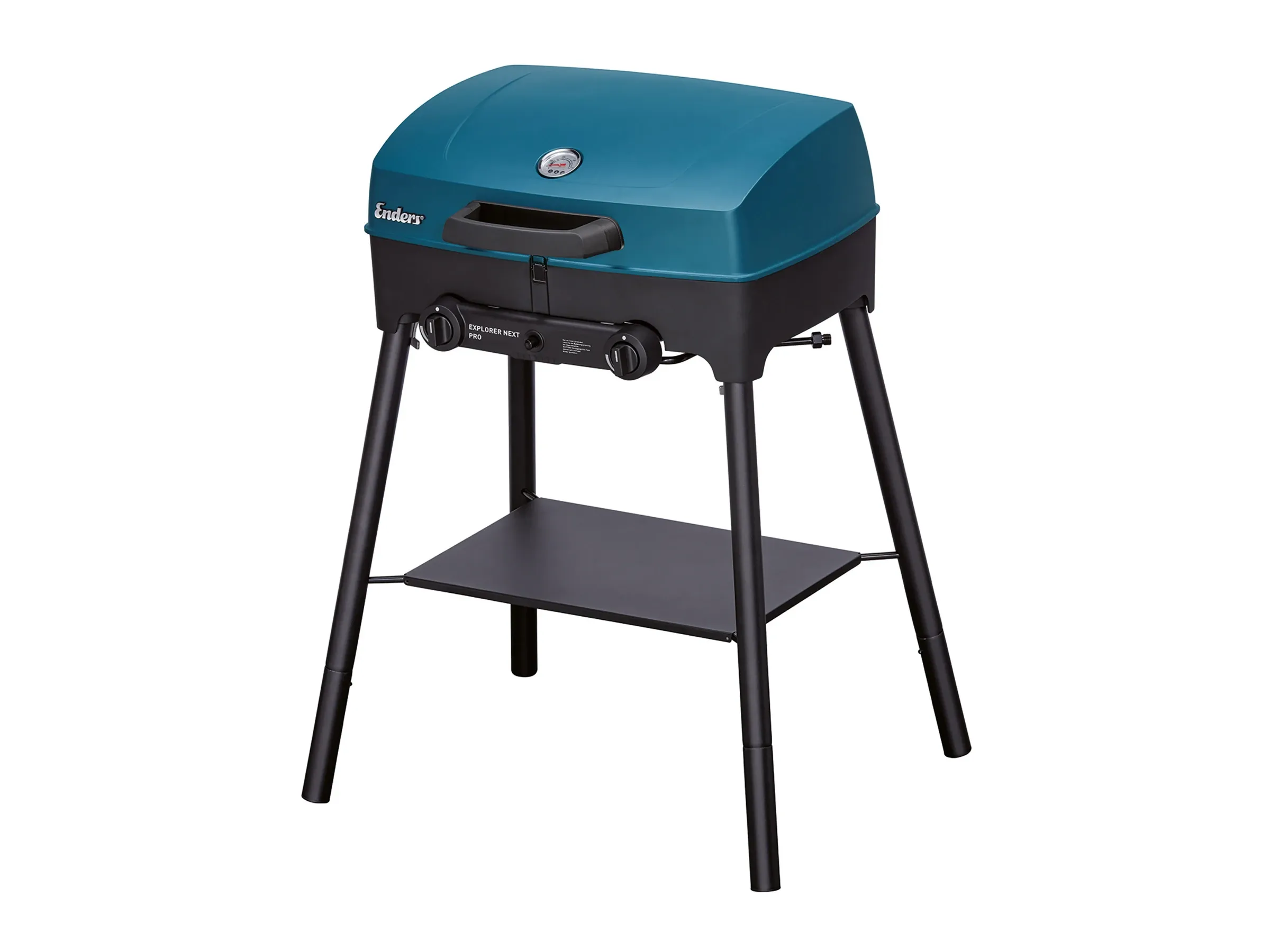 Enders Camping Gasgrill Explorer Next Pro 2 Brenner Blau-Schwarz