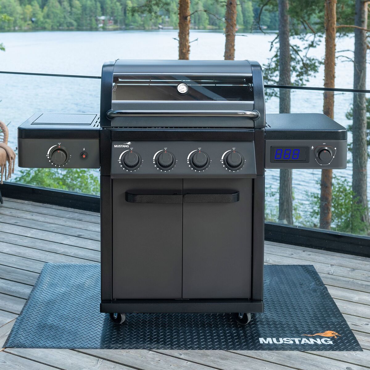 Charleston 4+1 gassgrill