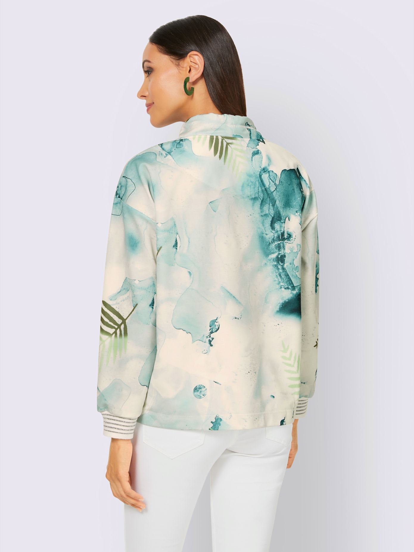 Sweat-shirt col montant tendance