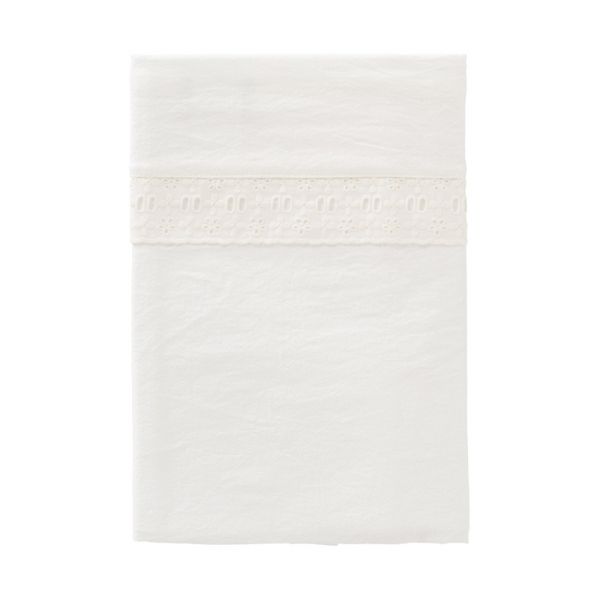 Cottonbaby Broderie Ledikantlaken Room 120 x 150 cm