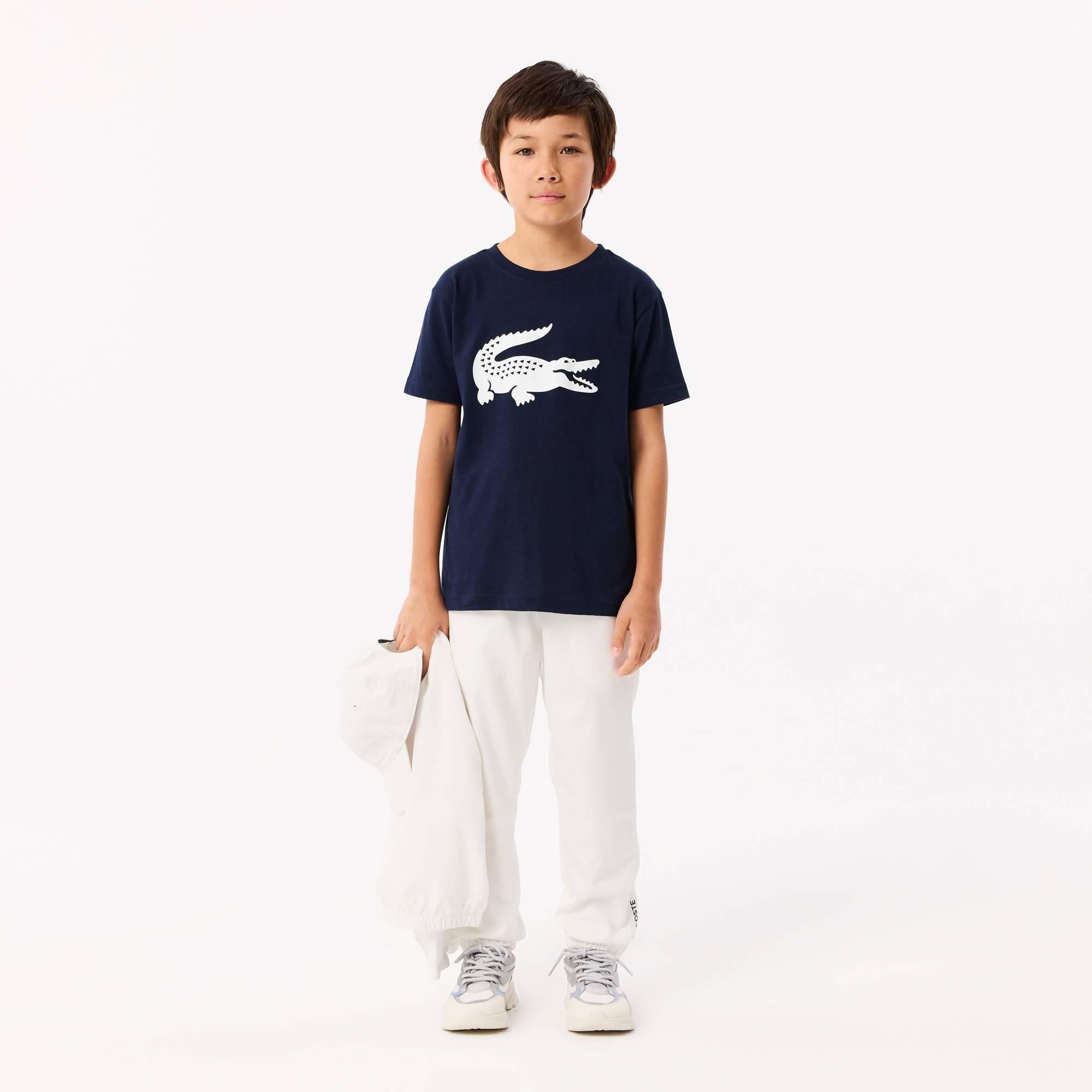 Lacoste Boy's Large Logo T Shirt