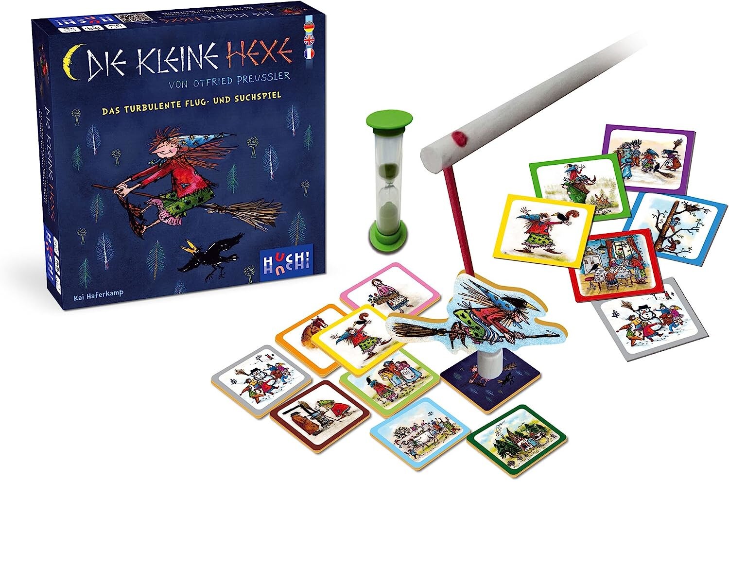 Gesellschaftsspiel - Die kleine Hexe - Das Turbulente Flug- und Suchspiel