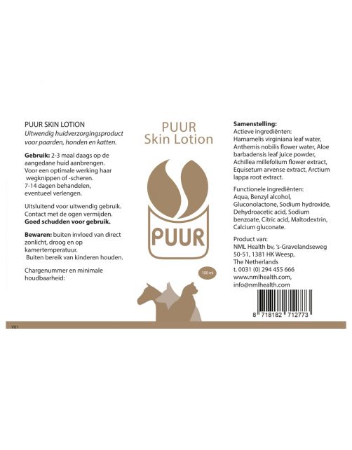 Puur Natuur Skin Lotion - Huidverzorging - 100 ml