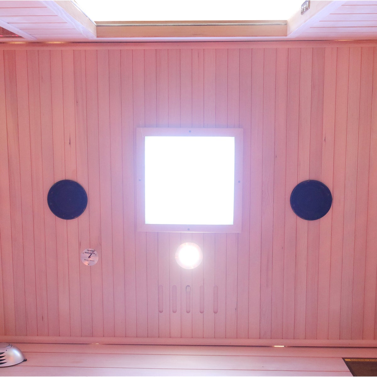 Dewello® Infraroodcabine Infraroodsauna PIERSON 160cm x 105cm incl. 6 full spectrum stralers, 3 koolstofstralers, 3 personen