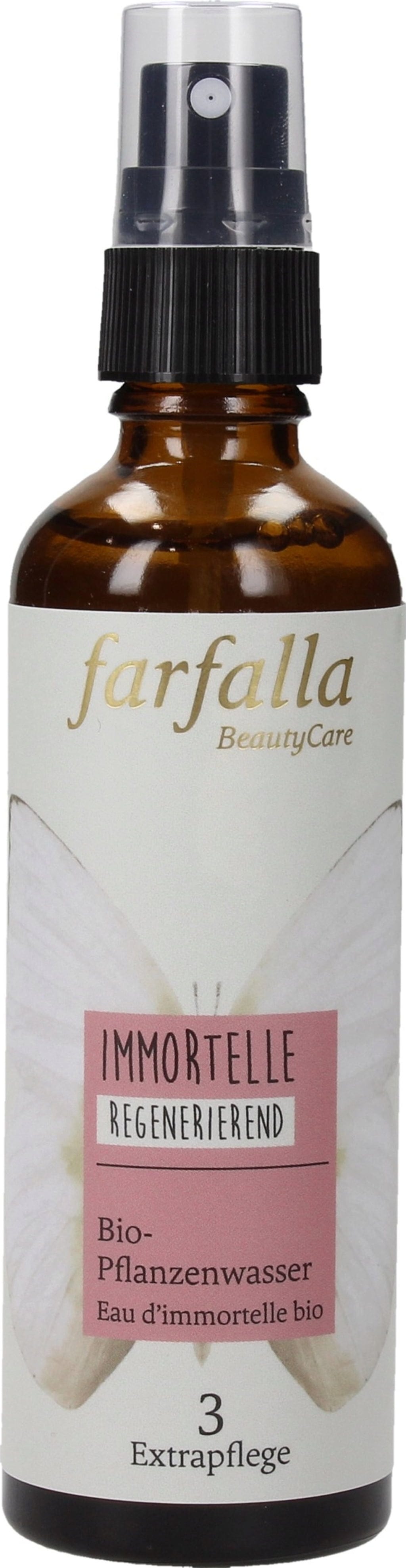 farfalla  Bio-Pflanzenwasser Immortelle, 75 ml