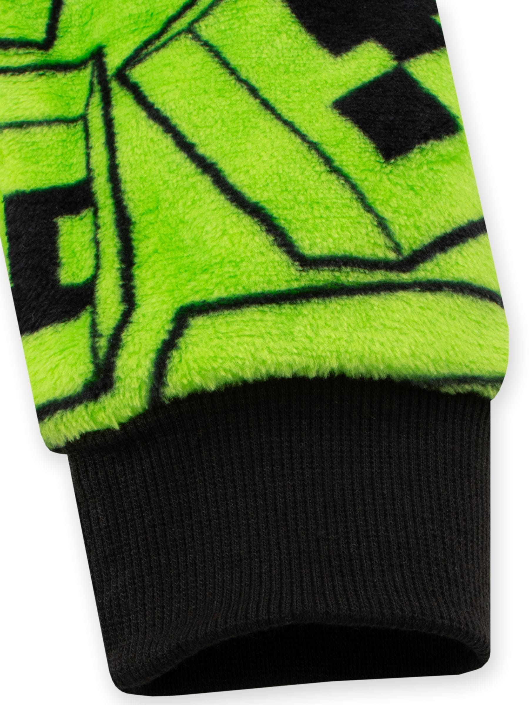 Personage Minecraft Creeper gaming fleece all-in-one pyjama