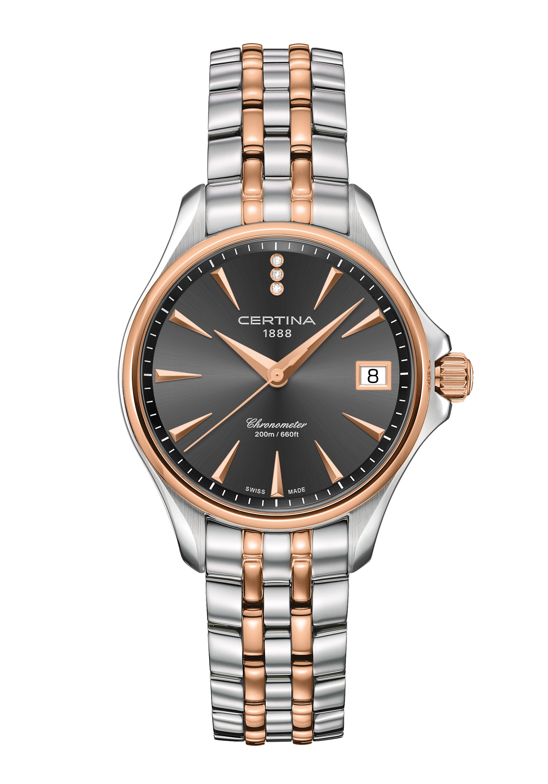 Certina DS Action Lady Damenuhr Anthrazit