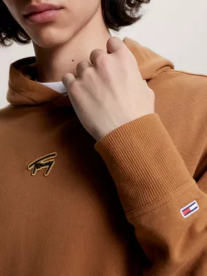 Moletom com capuz e modelagem relaxada com logo exclusivo