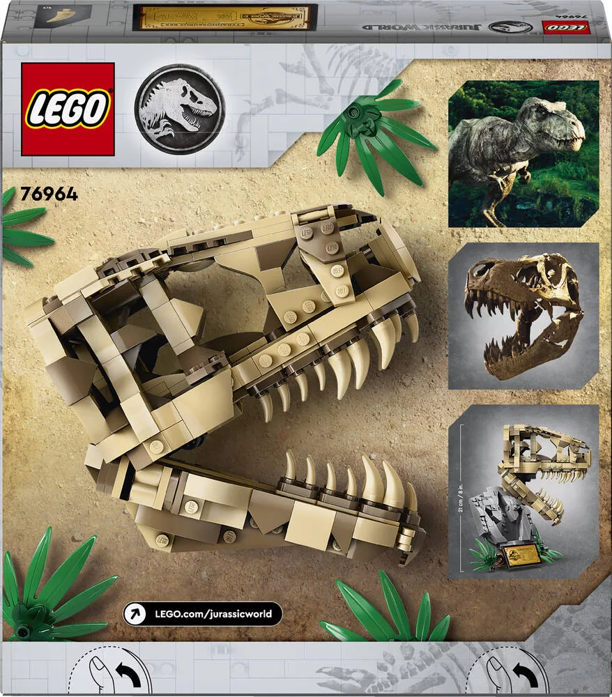 LEGO®JURASSIC WORLD™ 76964 - LES FOSSILES DE DINOSAURES : LE CRANE DU T. REX