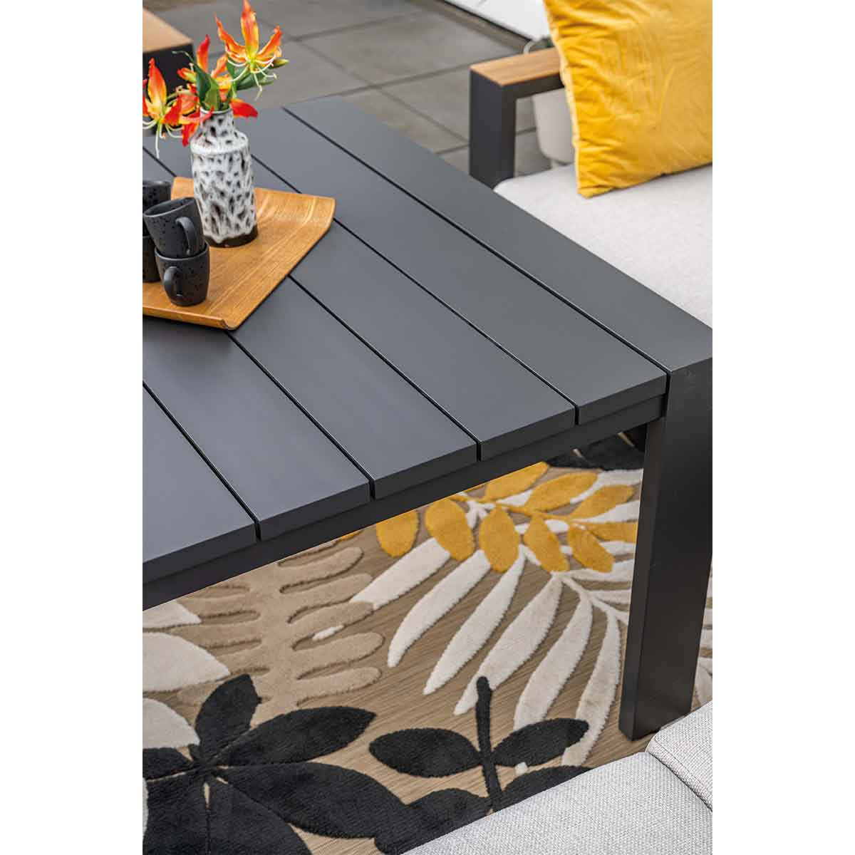 Garden Impressions Malakka 5-delige loungediningset - Sand