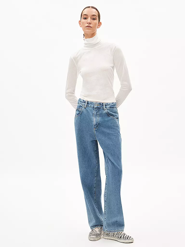 ARMEDANGELS Rollkragenshirt GRAZILIAA creme
