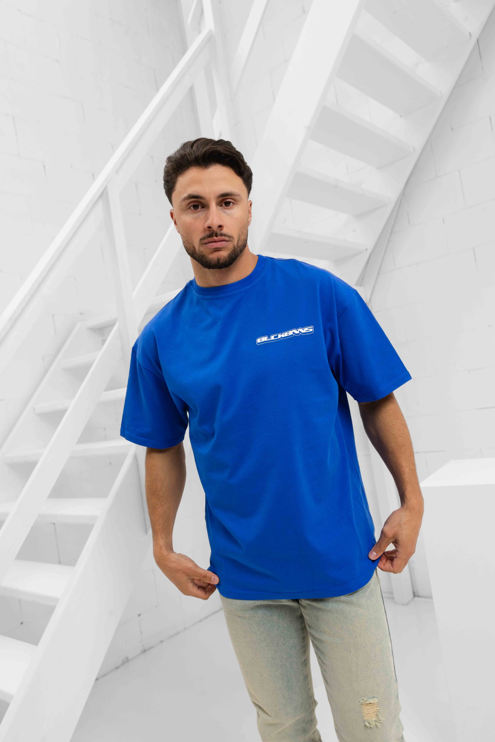 Black Bananas TTD T-Shirt Heren Blauw
