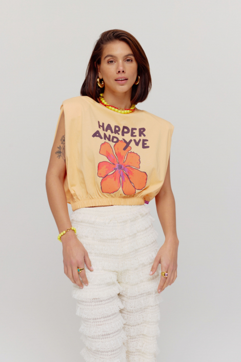 Harper & Yve oranje dames t-shirt