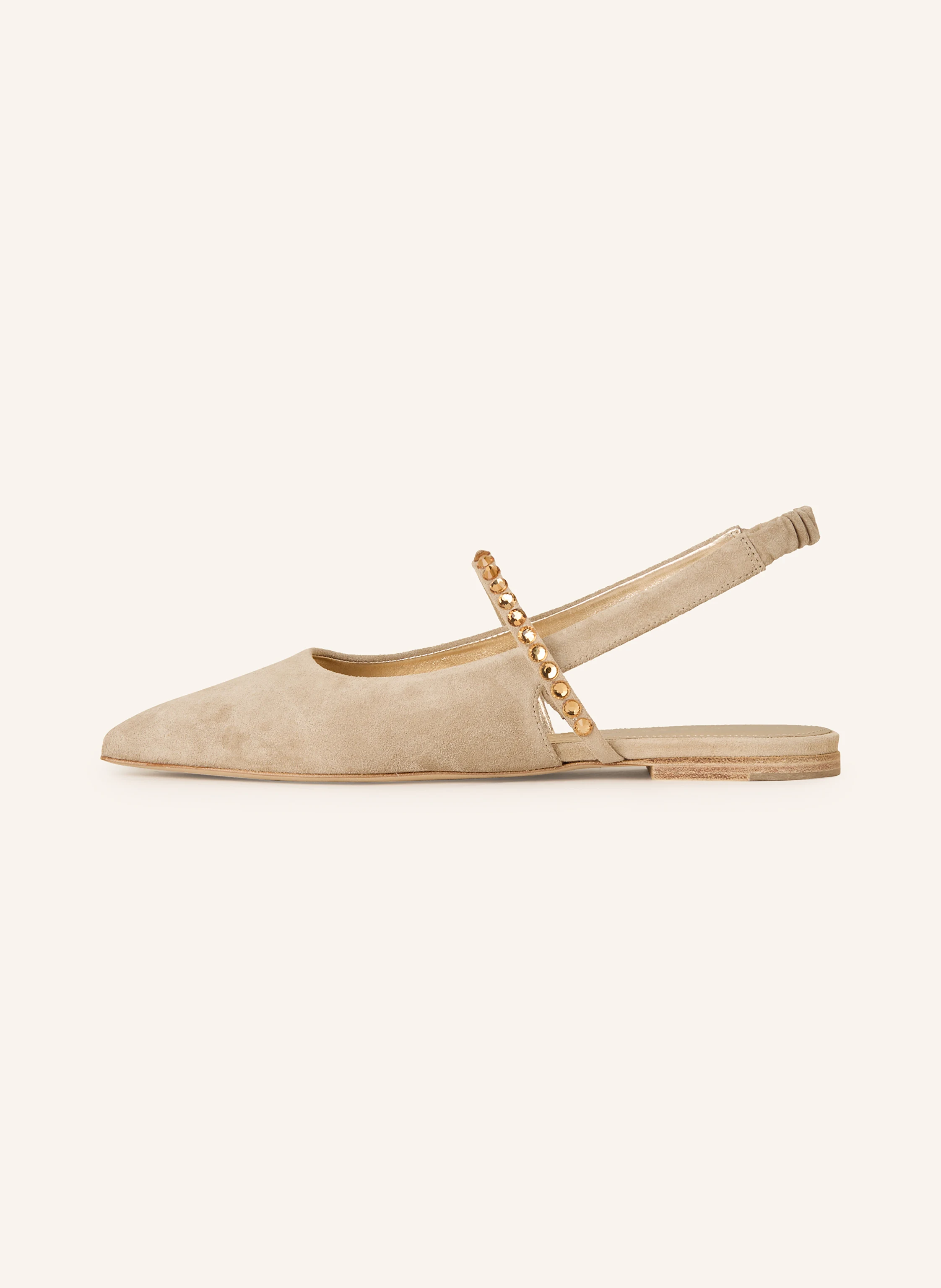 KENNEL & SCHMENGER Sling-Ballerinas GRETA mit Schmucksteinen