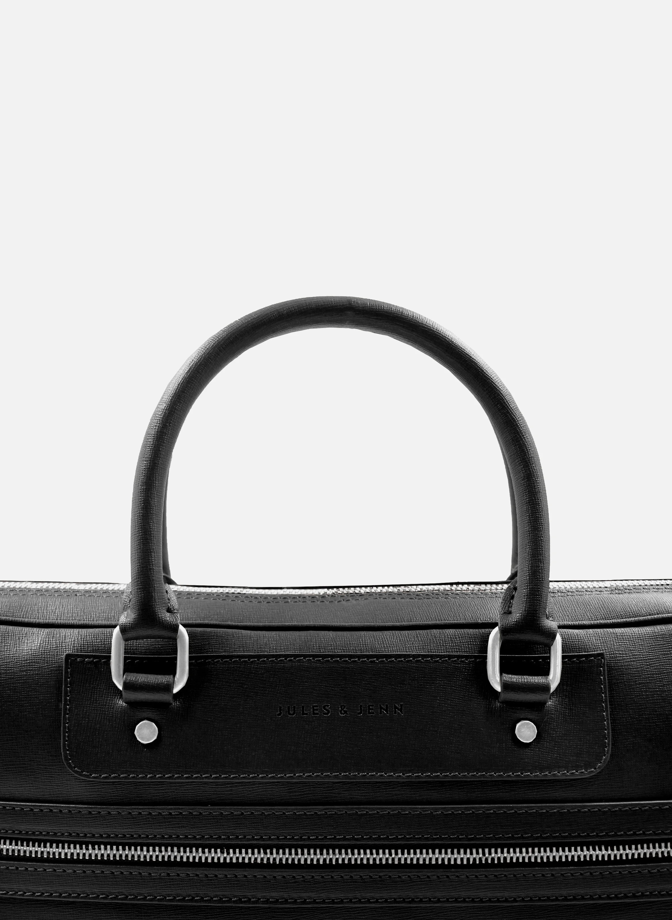 Sacoche cuir gravé | Noir