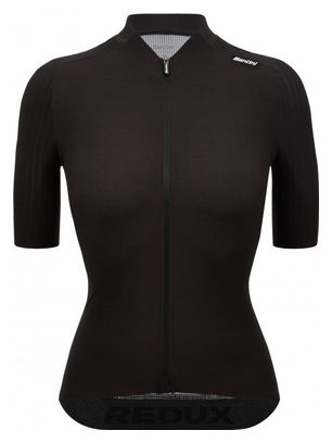 Maillot Manches Courtes Femme Santini Redux Speed Noir