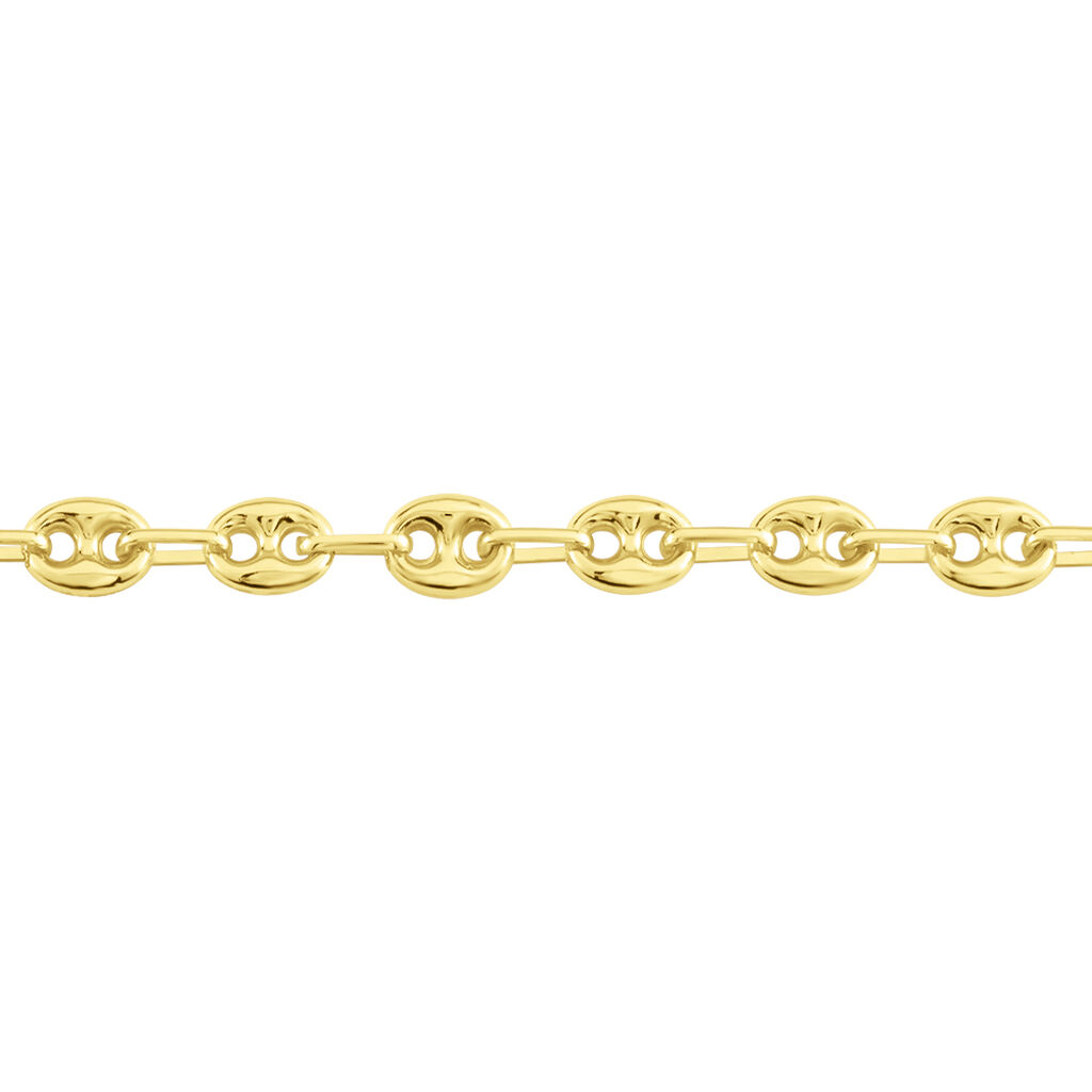 Bracelet Maille Dami Maille Grain De Cafe Or Jaune