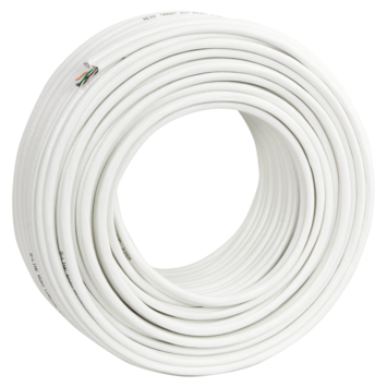 Q-Link coax/utp kabel RG6 25 meter wit