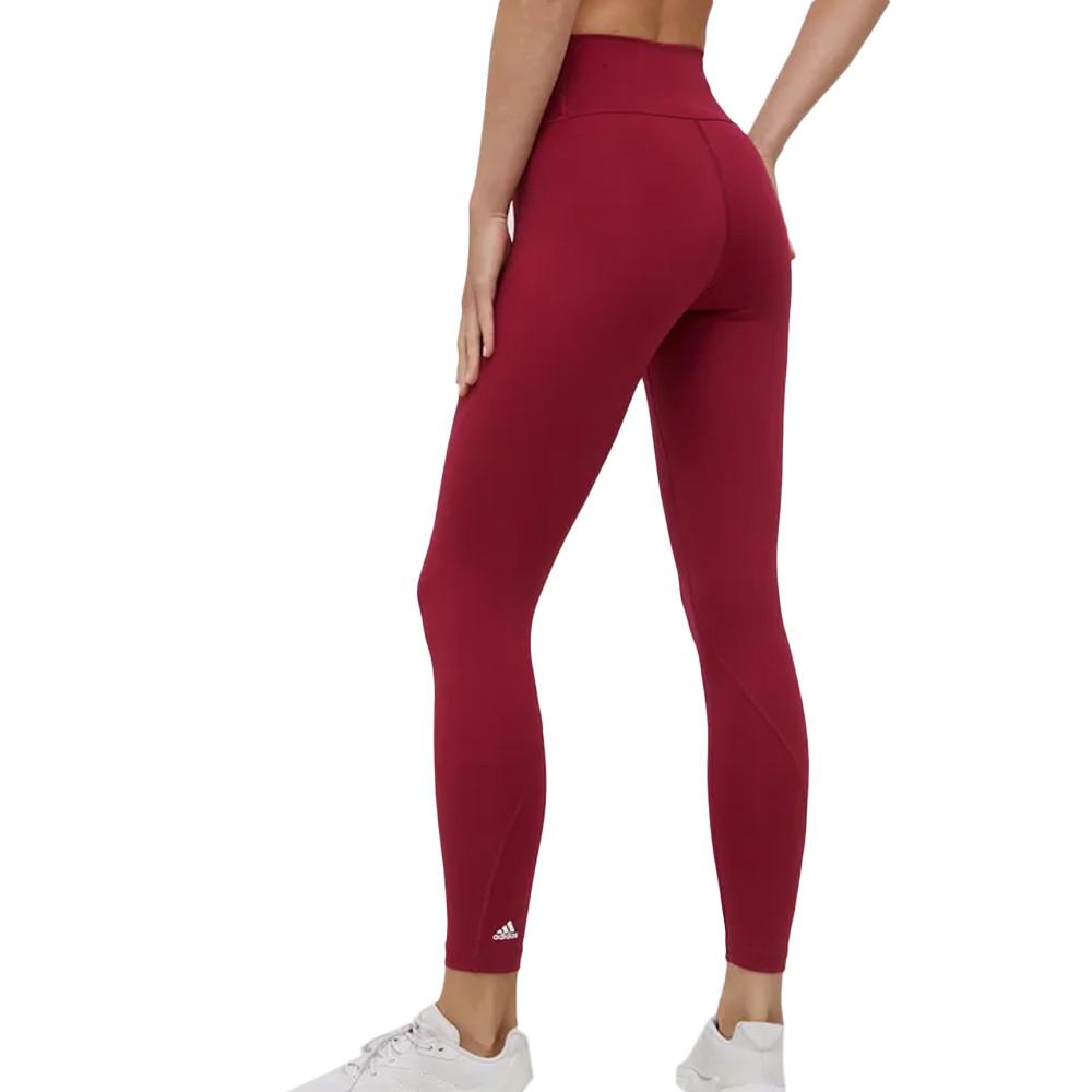 Adidas Legging Bordeaux Femme Adidas Optime 7/8