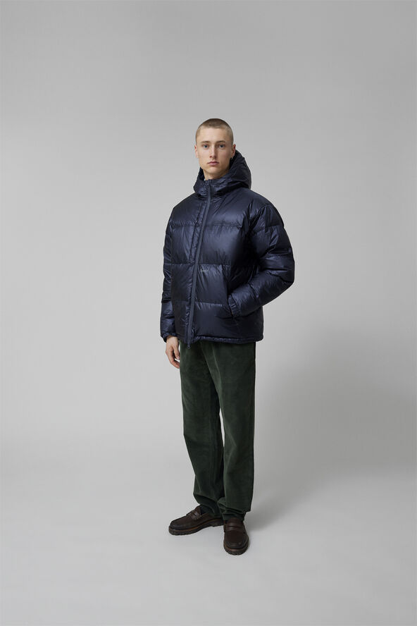 Forét GRAIN REVERSIBLE PUFFER JACKET Navy