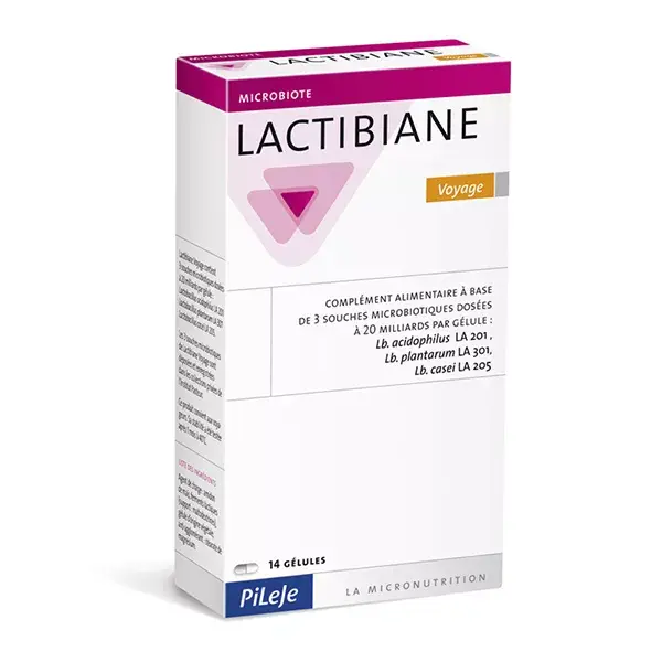 Pileje Lactibiane Voyage 14 cápsulas