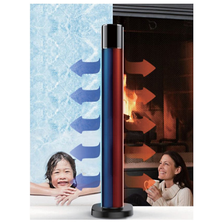 Colonne soufflante oscillante 2 en 1 (radiateur / ventilateur) Optiméo 2200W