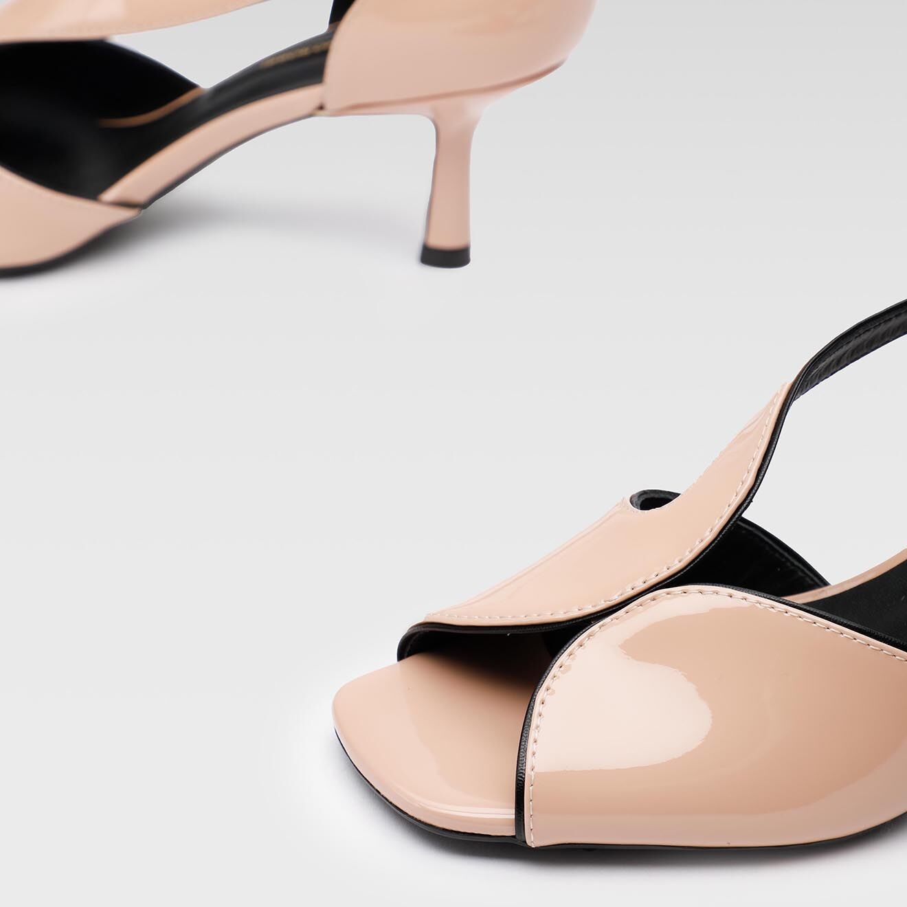 Gino Rossi Sandales en Cuir Perla roses - Talon 6 cm