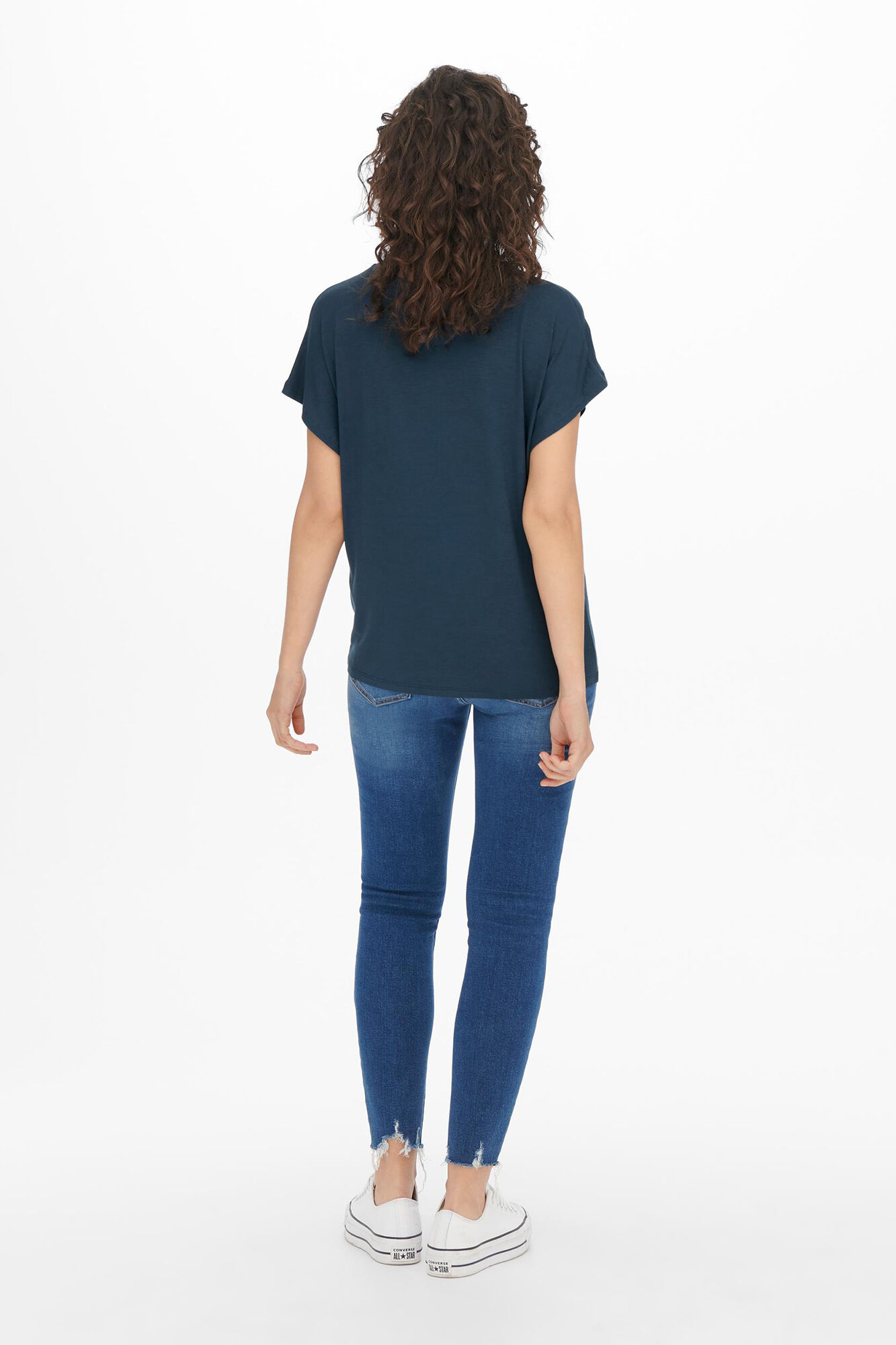 Camiseta de gola redonda