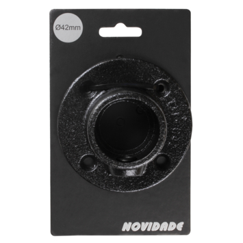 Novidade steigerbuis koppelstuk voetplaat zwart ø 42 mm