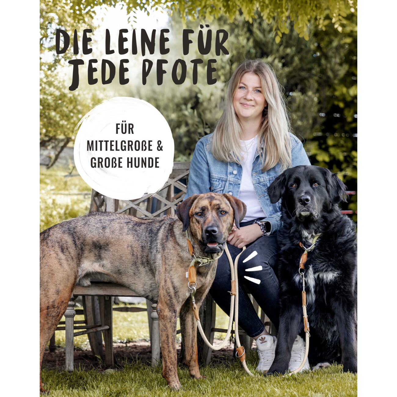 Rudelkönig Hundeleine - Führleine Emma beige 2,25 m