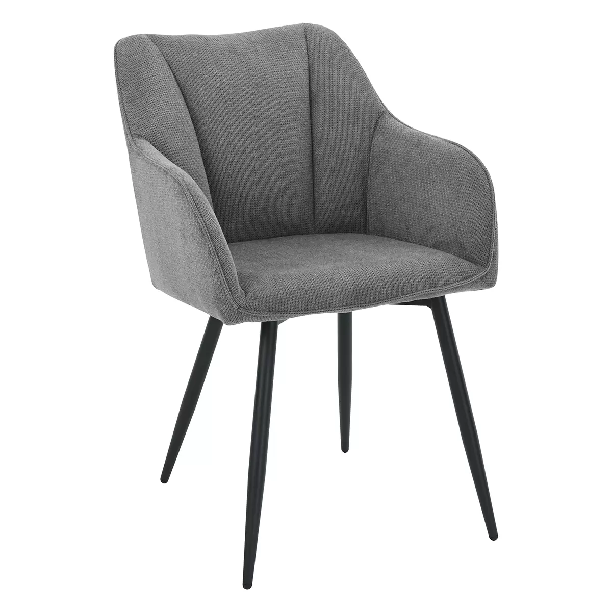 Stuhl Caro II grau,schwarz