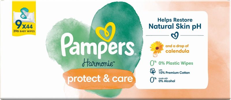 Pampers - Harmonie Protect & Care - Billendoekjes - Calendula - 1584 doekjes