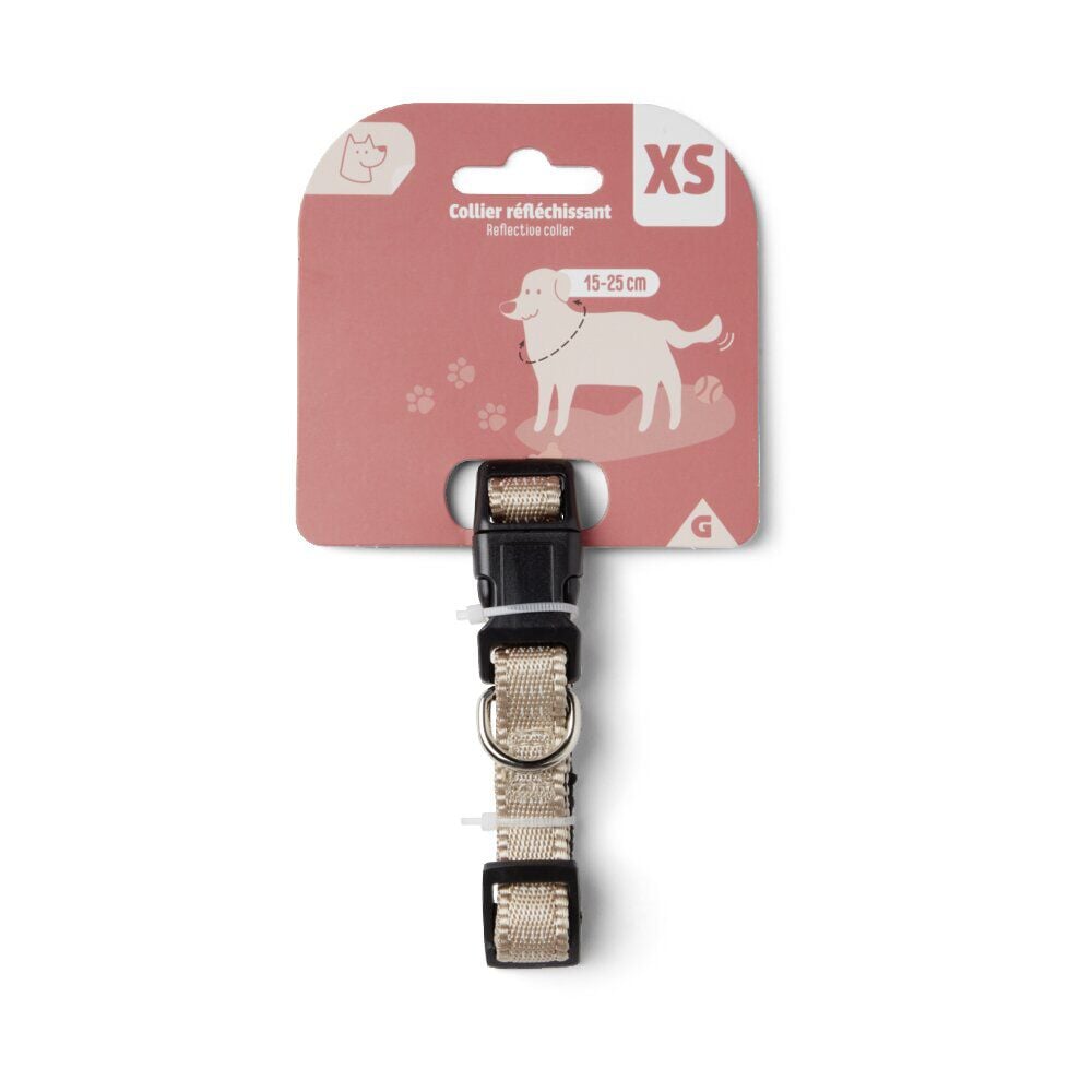 Collier réflechissant pour petit chien - Taille XS