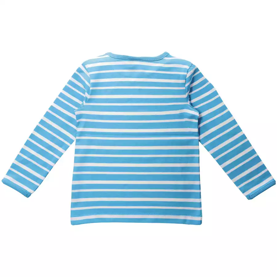 Villervalla Shirt Langarm Stripes meeresblau