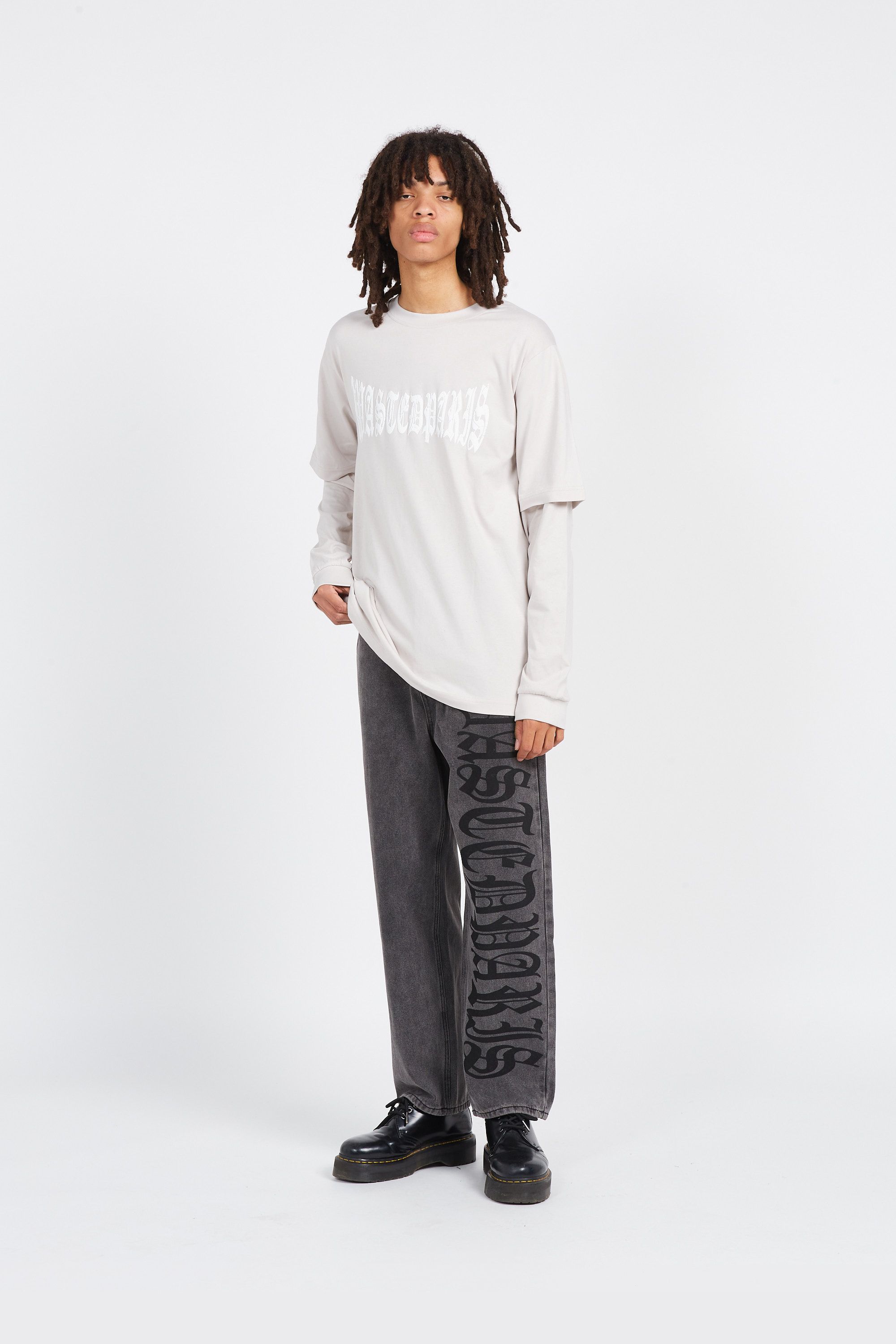 WASTED T-shirt  T-AGE LONDON Blanc