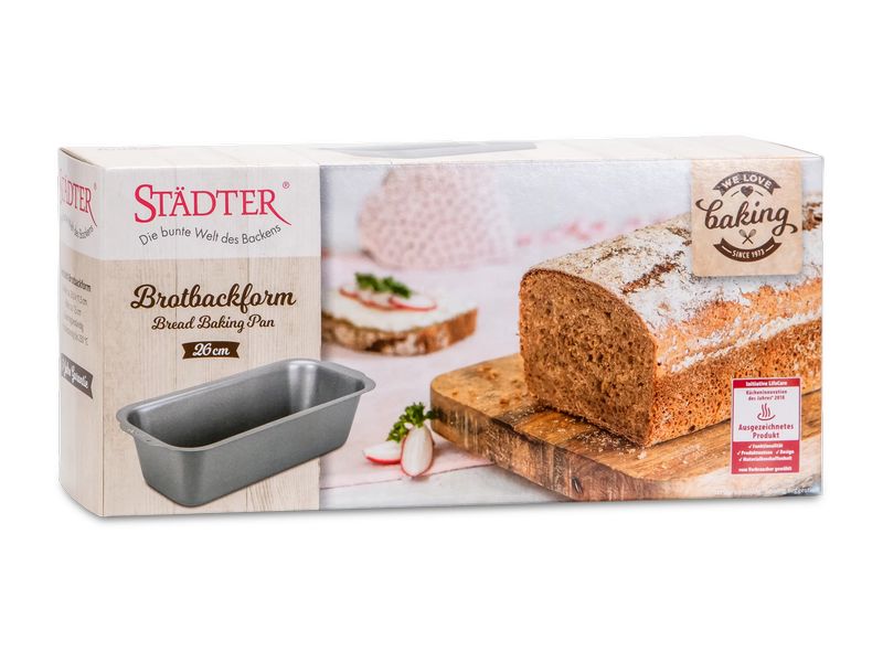 Städter Brot-Backform 26 x 11.5 x 7.5 cm Backform für Brot