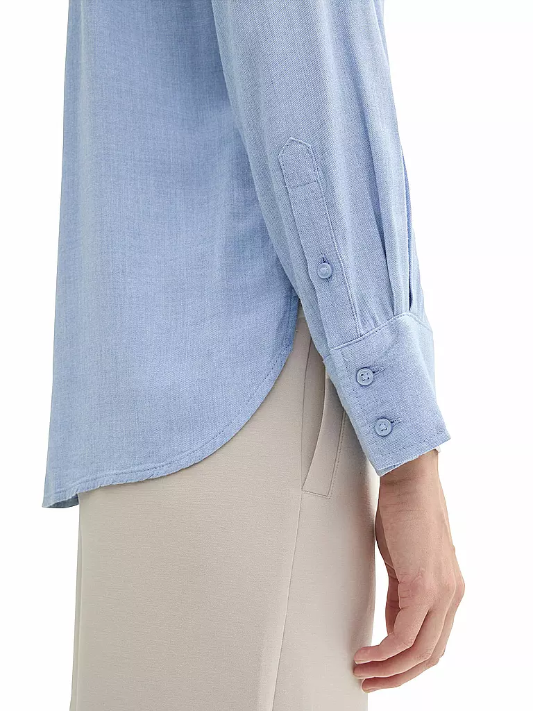 TOM TAILOR Bluse blau
