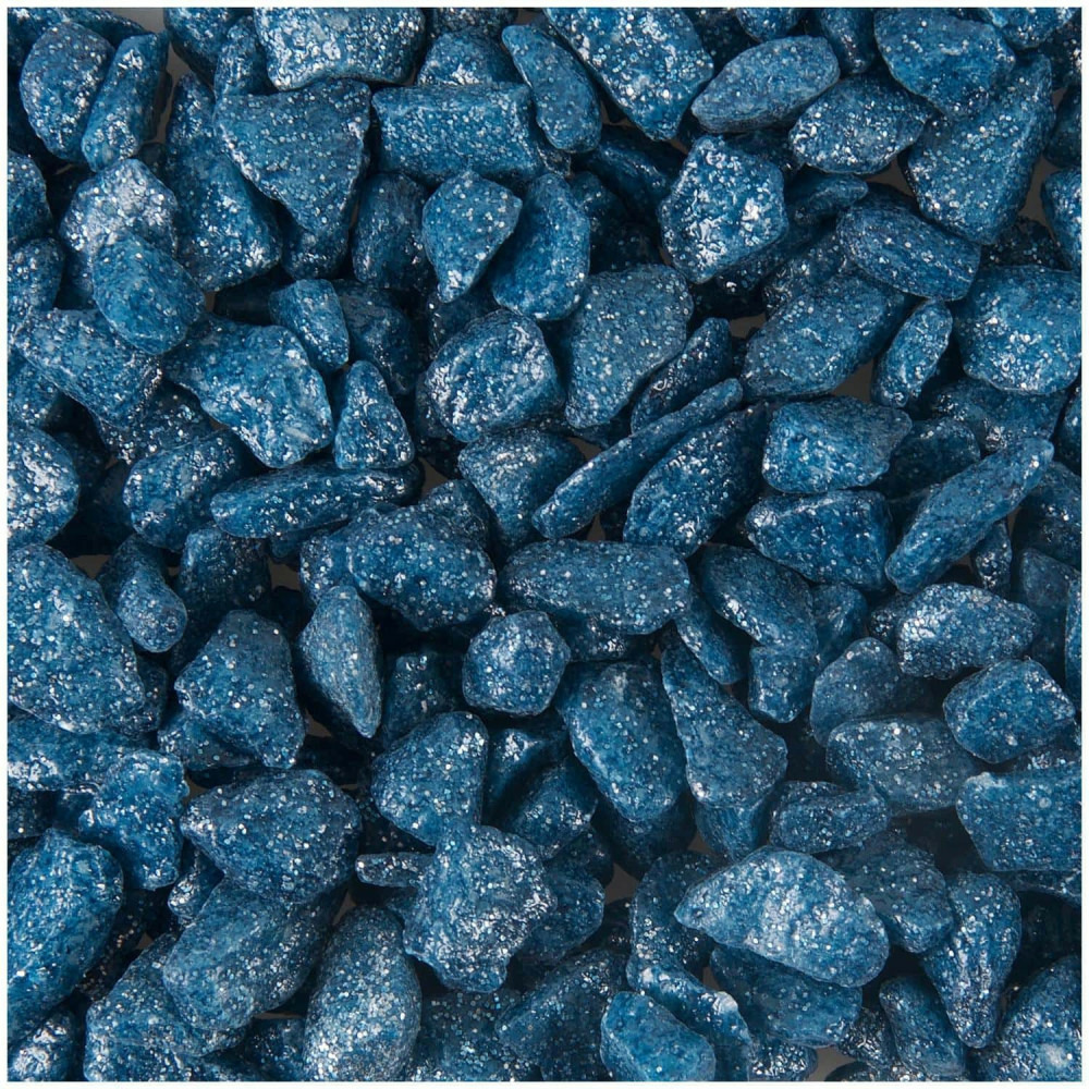 Gravier brillant néon bleu foncé 1 kg aquarium