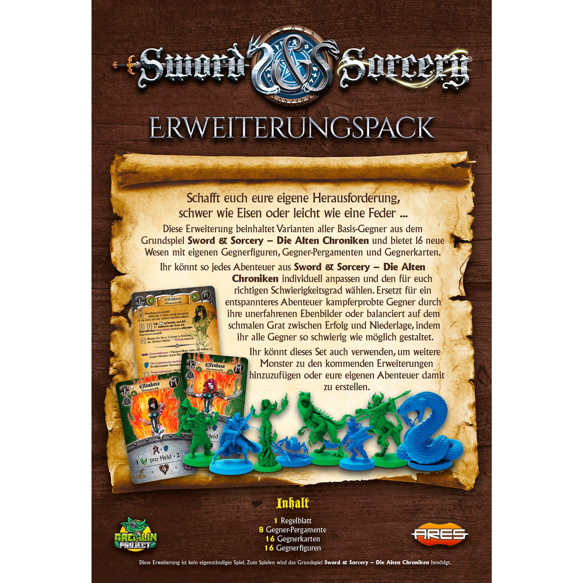 Asmodee Brettspiel Sword & Sorcery: Die Alten Chroniken - Gegnerherausforderungen